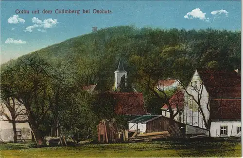Ansichtskarte Collm-Wermsdorf mitt dem Collmberg bei Oschatz 1913