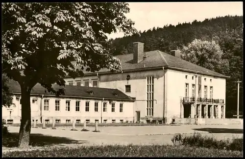 Ansichtskarte Ilmenau Partie an der Festhalle 1965/1963