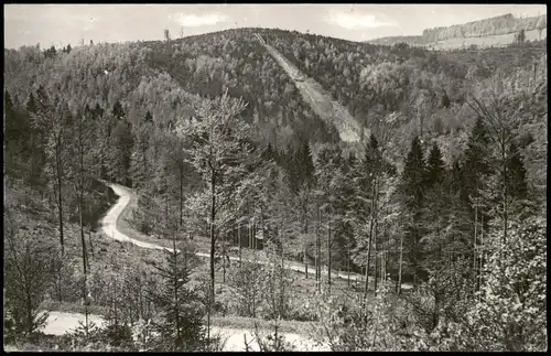 Ansichtskarte Schmiedefeld (Rennsteig) Blick von der Ruppachstraße 1969