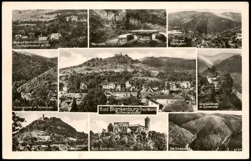 Bad Blankenburg DDR Mehrbild-AK mit Werresitz, Bezirkskinderheim der SED 1960