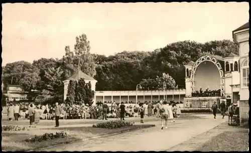 Ansichtskarte Göhren (Rügen) Konzertplatz zur DDR-Zeit 1959