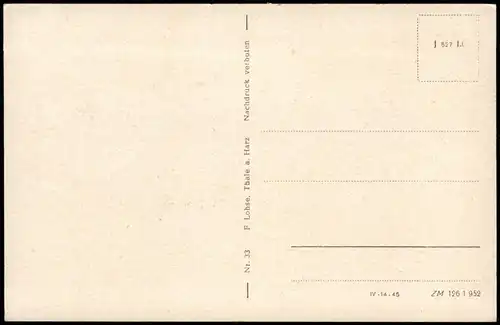 Ansichtskarte Treseburg Partie im Bodetal im Harz 1955