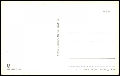 Ansichtskarte Schwarzburg DDR Mehrbildkarte mit 3 Ortsansichten 1966