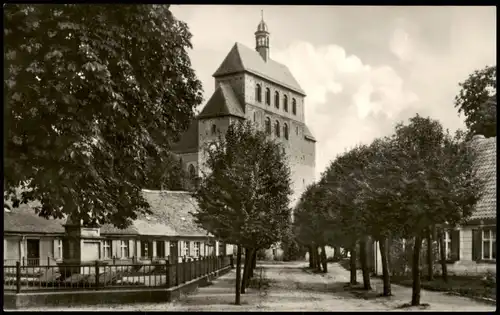Havelberg Platz des Friedens mit sowjetischem Ehren-Friedhof 1968/1967
