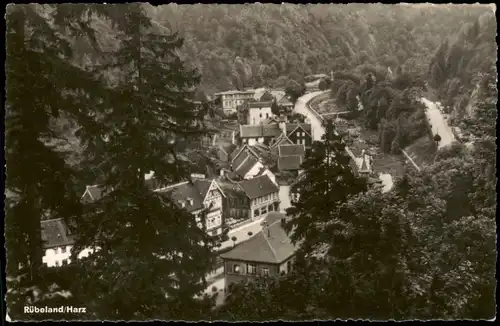 Ansichtskarte Rübeland Panorama-Ansicht; Ort im Harz 1964