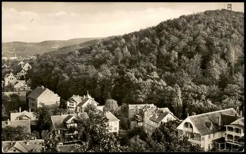 Ansichtskarte Bad Suderode Panorama Blick Schwedderberg mit Kurhaus 1964