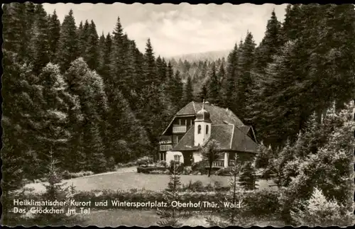 Ansichtskarte Oberhof (Thüringen) Das Glöckchen im Tal 1957