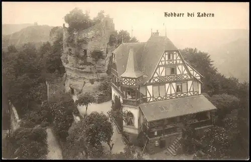 Zabern Saverne Burg Hohbarr (Château du Haut-Barr) bei Zabern 1910