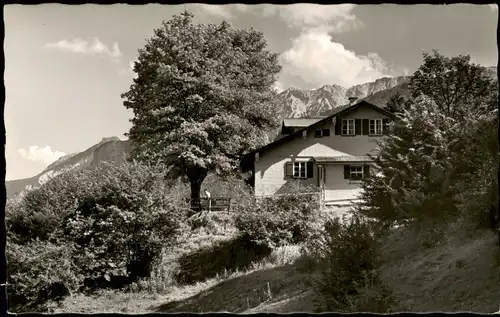 Pfronten (Allgäu) Bergcafé U. Gaststätte Milchhäusl Bes. Hans Driendl 1960