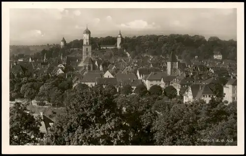 Ansichtskarte Biberach an der Riß Panorama-Ansicht 1940