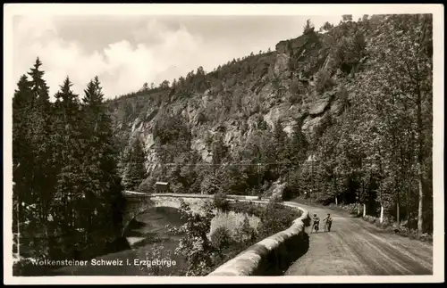Wolkenstein Wolkensteiner Schweiz i. Erzgebirge Umland-Ansicht 1940