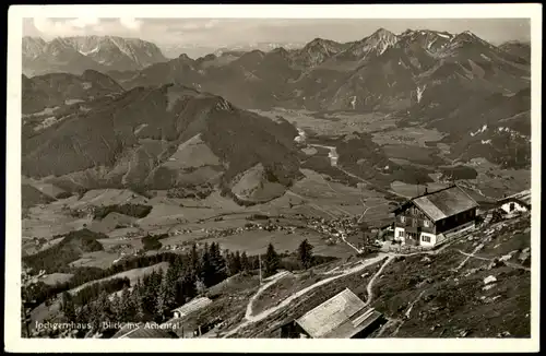 Ansichtskarte .Bayern Jochgernhaus Blick ins Achental 1955
