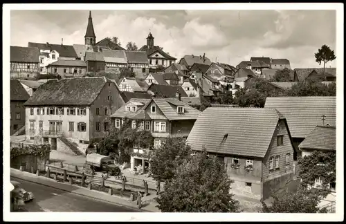 Ansichtskarte Beerfelden (Odenwald) Stadtteilansicht 1955