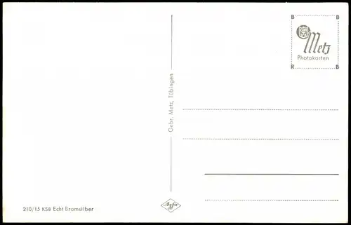 Schwarzwald (Mittelgebirge) Umgebungskarte mit div. Orten Höllental 1960