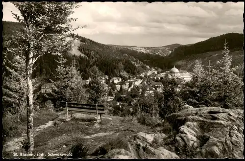 Ansichtskarte St. Blasien Panorama-Ansicht; Ort im südl. Schwarzwald 1959