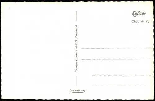 Ansichtskarte Oberaudorf Panorama-Ansicht mit Luegsteinsee 1965