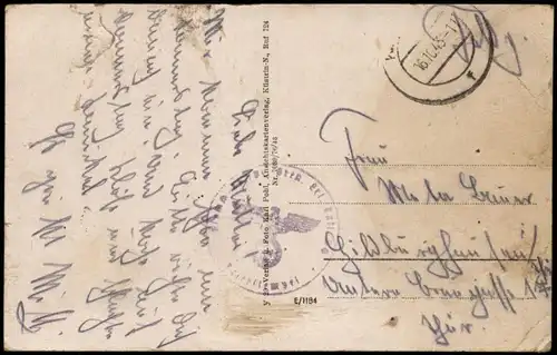 Küstrin Kostrzyn nad Odrą Stälpnagel-Kaserne, Neustadt 1943  gel. Feldpost WK2