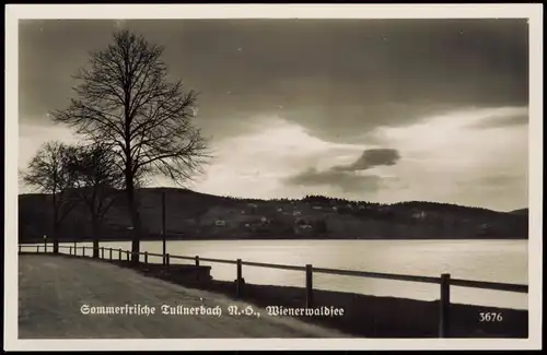 Ansichtskarte Untertullnerbach-Tullnerbach Wienerwaldsee 1932