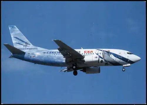 Ansichtskarte  BOEING 737-55S Praha Flugzeug 2003