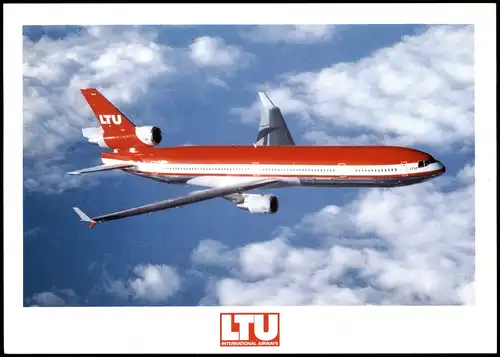 Ansichtskarte  Flugzeug McDonnell Douglas MD 11 LTU Flieger 1998