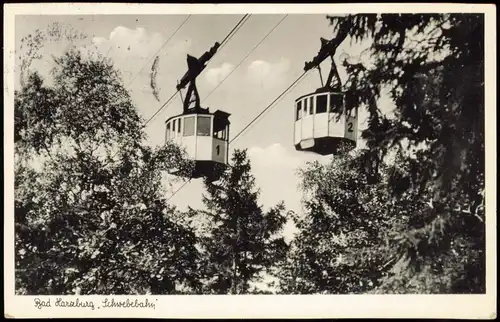 Ansichtskarte Bad Harzburg Schwebebahn 1956