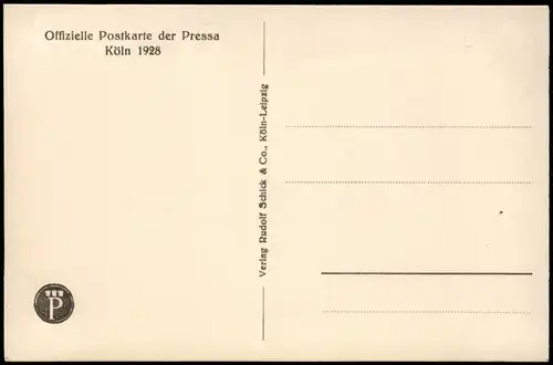 Ansichtskarte Köln Rheinpark, Restaurant innen - Dom 1928