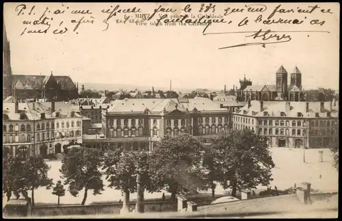 CPA Metz Panorama-Ansicht; Blick v.d. Kathedrale 1920