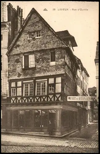 CPA Lisieux Strassen Ansicht, Rue d'Ourille 1910