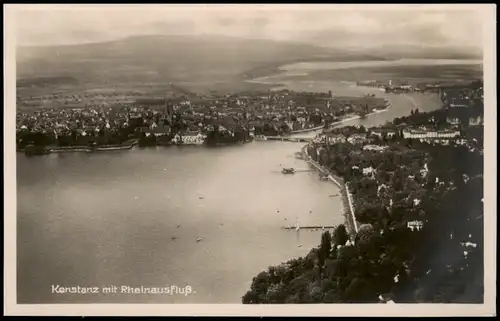 Ansichtskarte Konstanz Luftbild 1928