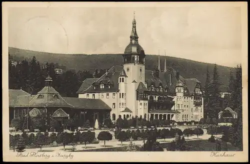 Postcard Bad Flinsberg Świeradów-Zdrój Kurhaus 1932