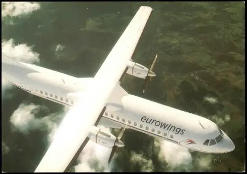 Ansichtskarte  eurowings Aerospatiale Flugzeug Airplane Avion 2002
