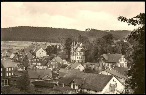 Scheibe-Alsbach Panorama mit Blick zum Erholungsheim Schwarza-Quelle 1967