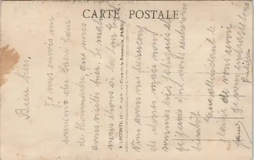 CPA Paris Sacré-Caur Basilica 1910