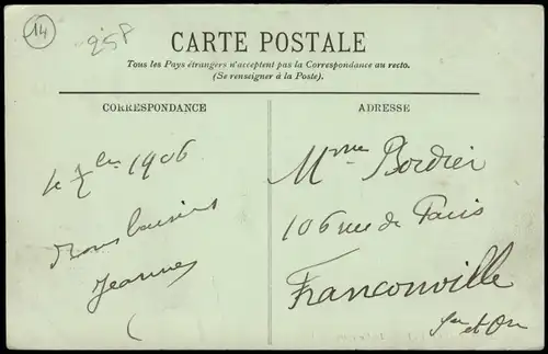 CPA Villerville Le Calvaire; Ortsansicht 1906