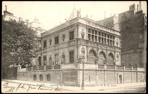 CPA Paris MAISON DE FRANÇOIS - RUE BAYARD 1904