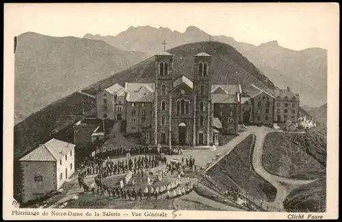 La Salette-Fallavaux Pèlerinage de Notre-Dame de la Salette Vue Générale 1910