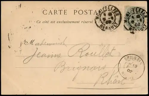 CPA Montpellier Perspective de la Rue Maguelonne 1902