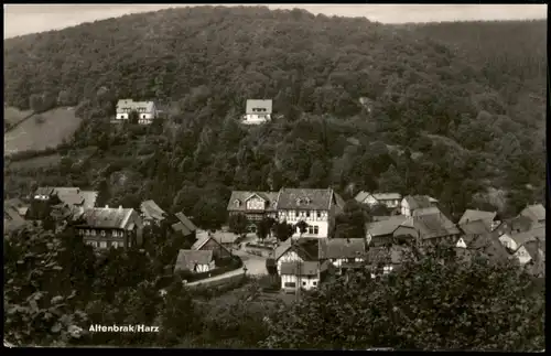 Ansichtskarte Altenbrak Panorama-Ansicht Ort im Harz 1962