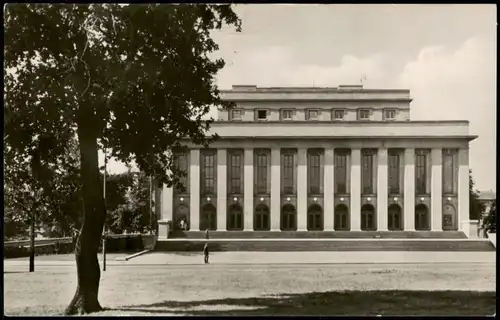 Ansichtskarte Dessau-Dessau-Roßlau Partie am Landestheater 1961/1958