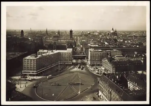 Ansichtskarte Berlin Luftbild Alexanderplatz 1934
