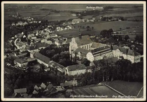 Panschwitz-Kuckau Pančicy-Kukow Kloster St. Marienstern Luftbild 1942