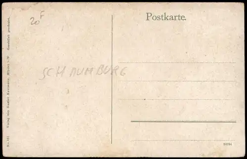 Ansichtskarte Bückeburg Schaumburg-Lippe'sche Landestracht. Frau Mann 1914