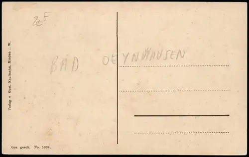 Ansichtskarte Bad Oeynhausen Trachten aus der Umgebung Mann, Frauen 1914