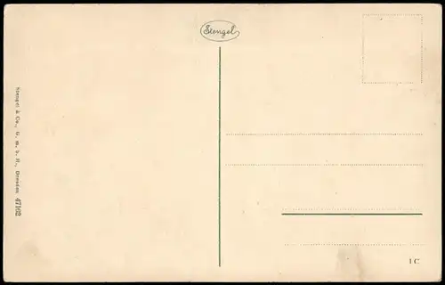 Ansichtskarte Rathen Sächs. Schweiz - Bastei vom Ferdinandstein 1922