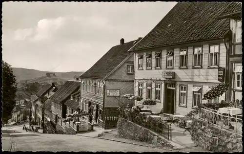 Ansichtskarte Sankt Andreasberg-Braunlage Breite Straße mit Gasthaus 1957