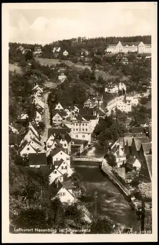 Ansichtskarte Neuenburg am Rhein Luftkurort Neuenburg im Schwarzwald 1950