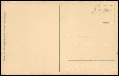 Ansichtskarte Büdingen Schloss (Castle Building) 1920