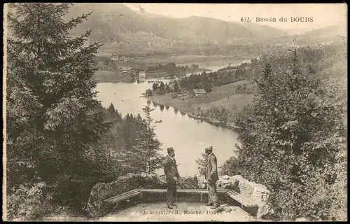 CPA .Frankreich Bassin du DOUBS 1924