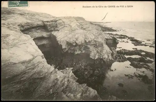 CPA .Frankreich Rochers de la Côte de CROIX-de-VIE à SION 1920