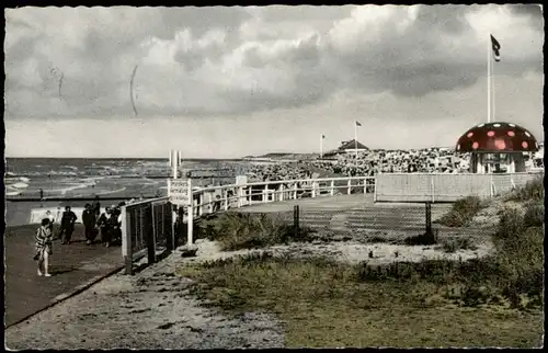Ansichtskarte Norderney Partie am Nordstrand 1965